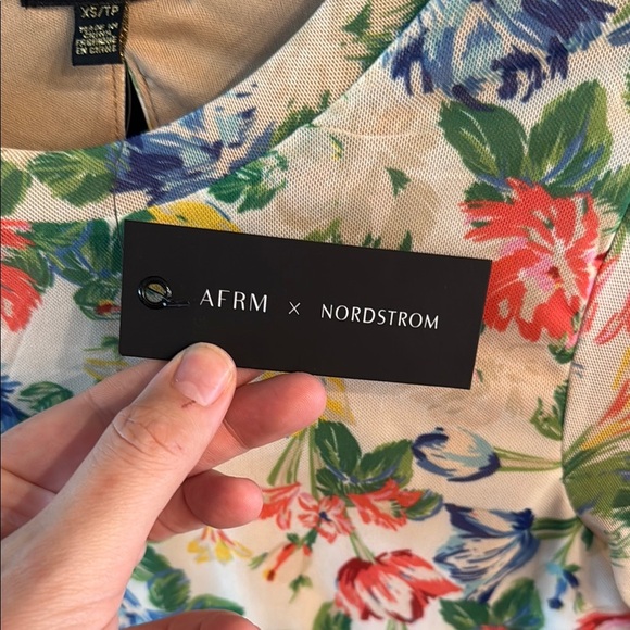 AFRM Floral Mini Dress - Multicolor - Picture 3 of 9